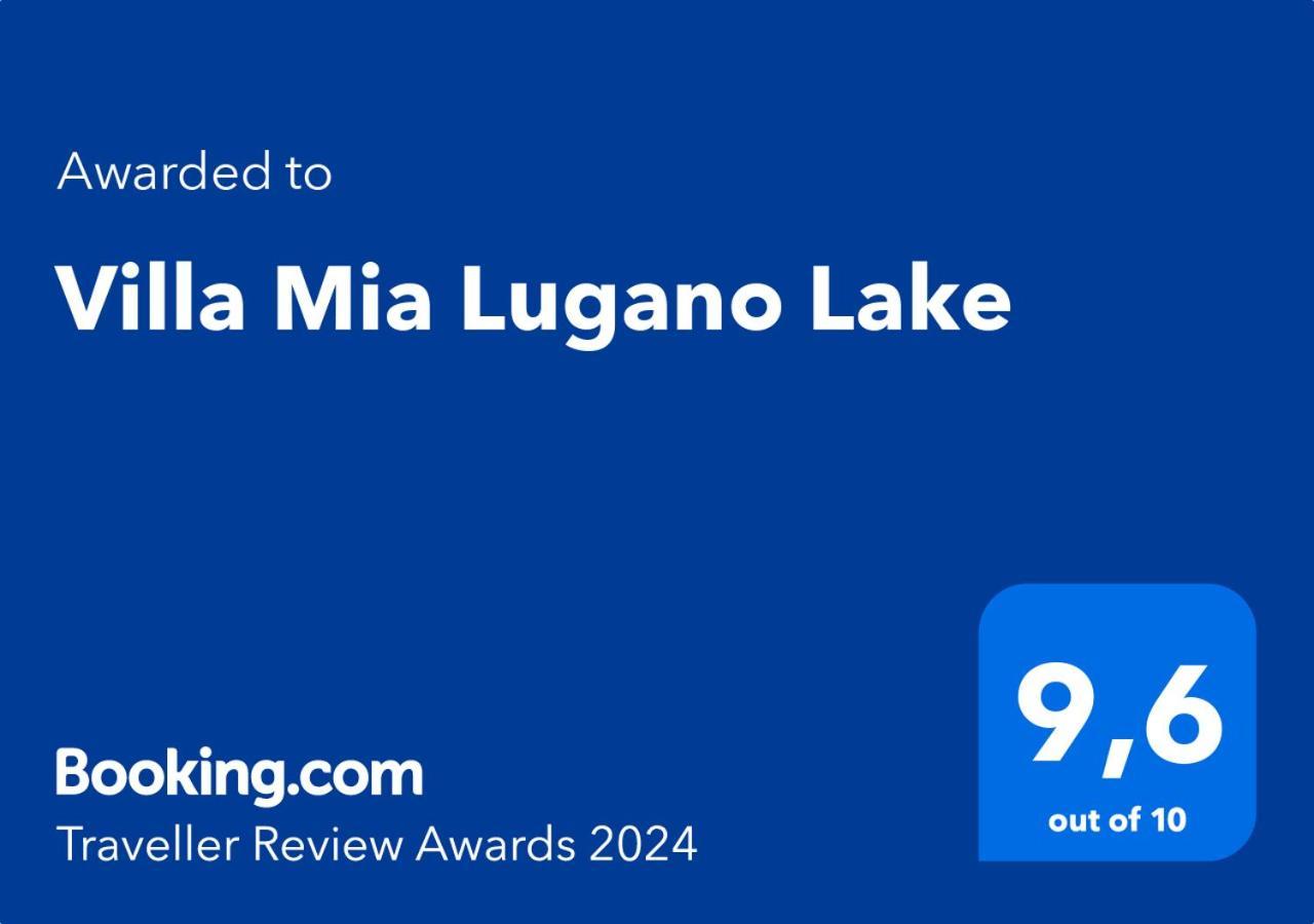 Villa Mia Lugano Lake Brusimpiano Extérieur photo