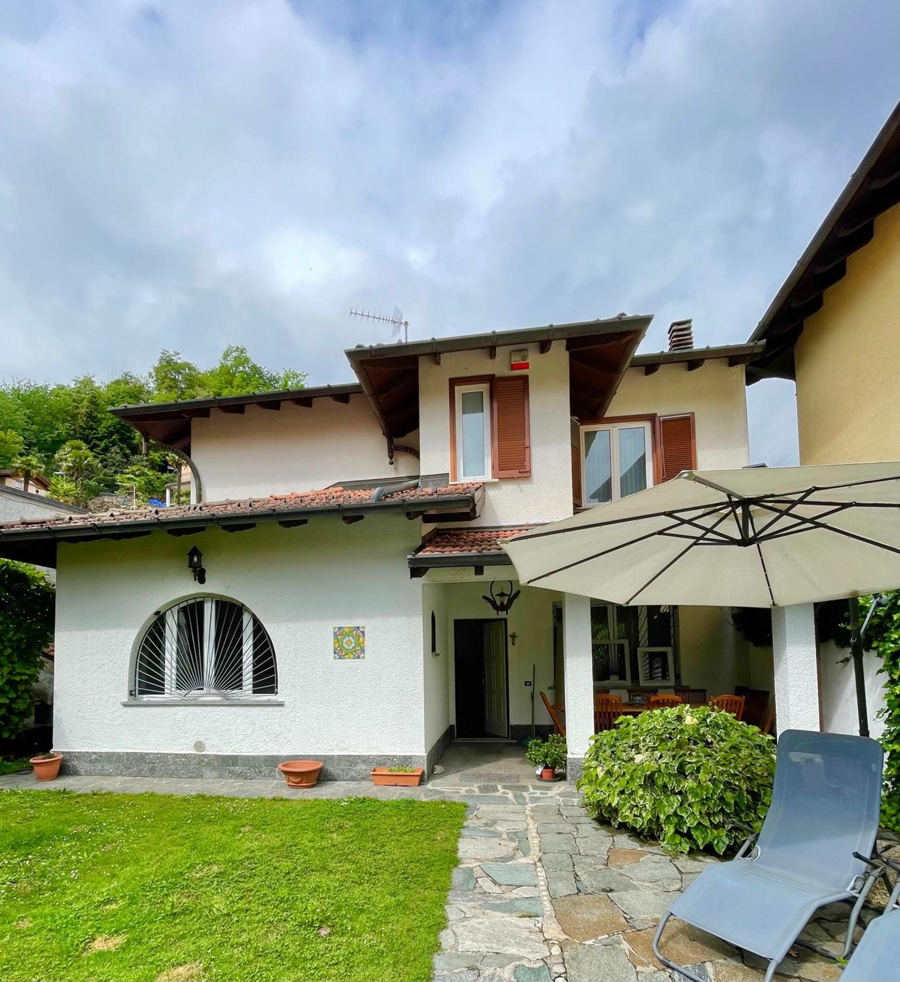 Villa Mia Lugano Lake Brusimpiano Extérieur photo